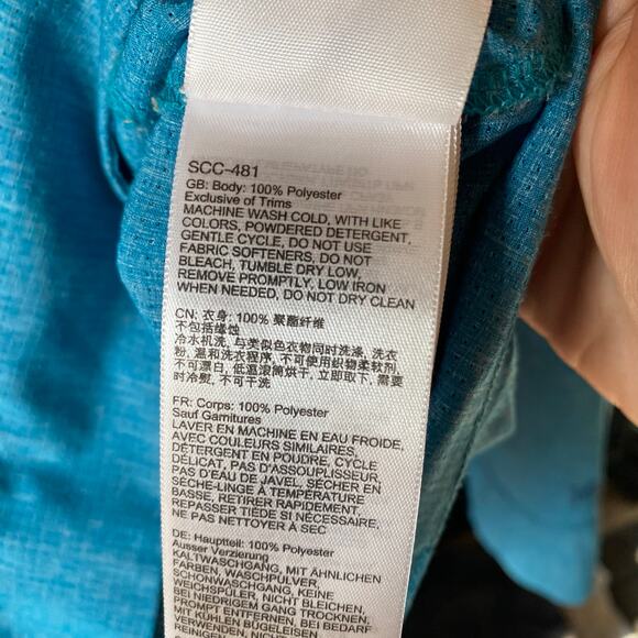 Marmot blue pullover hooded lightweight jacket - Picture 6 of 6